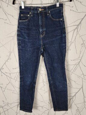 Sly Jeans Japan Selvedge Denim High Rise Skinny Ankle Jeans